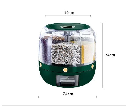360° Rotating Food Dispenser | موزع طعام دوّار 360 درجة