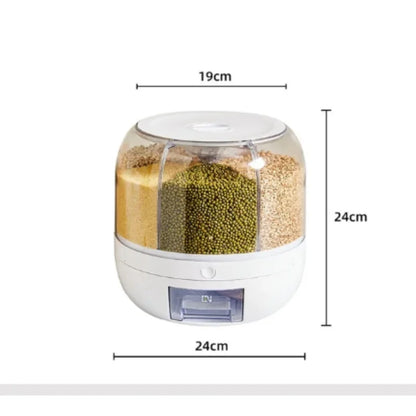 360° Rotating Food Dispenser | موزع طعام دوّار 360 درجة